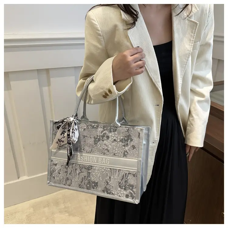 Women Silk Bow Tote Bag Large Capacity 2024 — feature 15