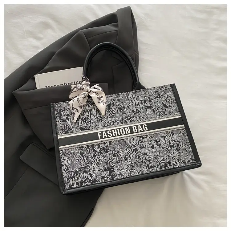 Women Silk Bow Tote Bag Large Capacity 2024 — feature 21