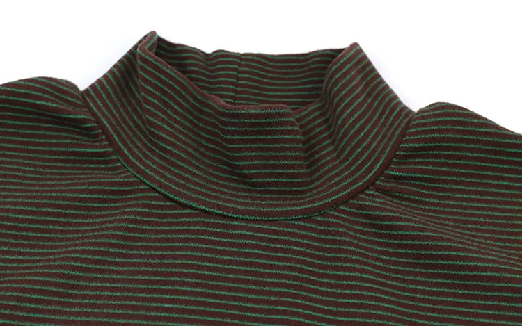 DK Children's Grey Striped Fleece Shirt with High Neck — feature 33