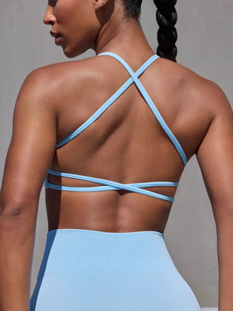 Cross-border BO & TEE Seamless Sports Bra Quick Drying Tight Outdoor Running Fitness Beautiful Back Yoga Sports Underwear