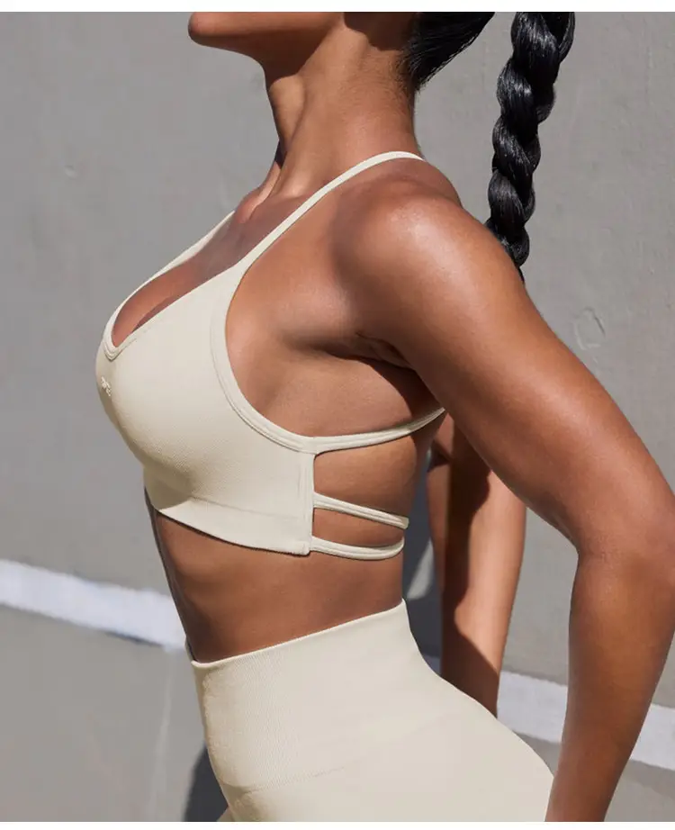 Cross-border BO & TEE Seamless Sports Bra Quick Drying Tight Outdoor Running Fitness Beautiful Back Yoga Sports Underwear — feature 9