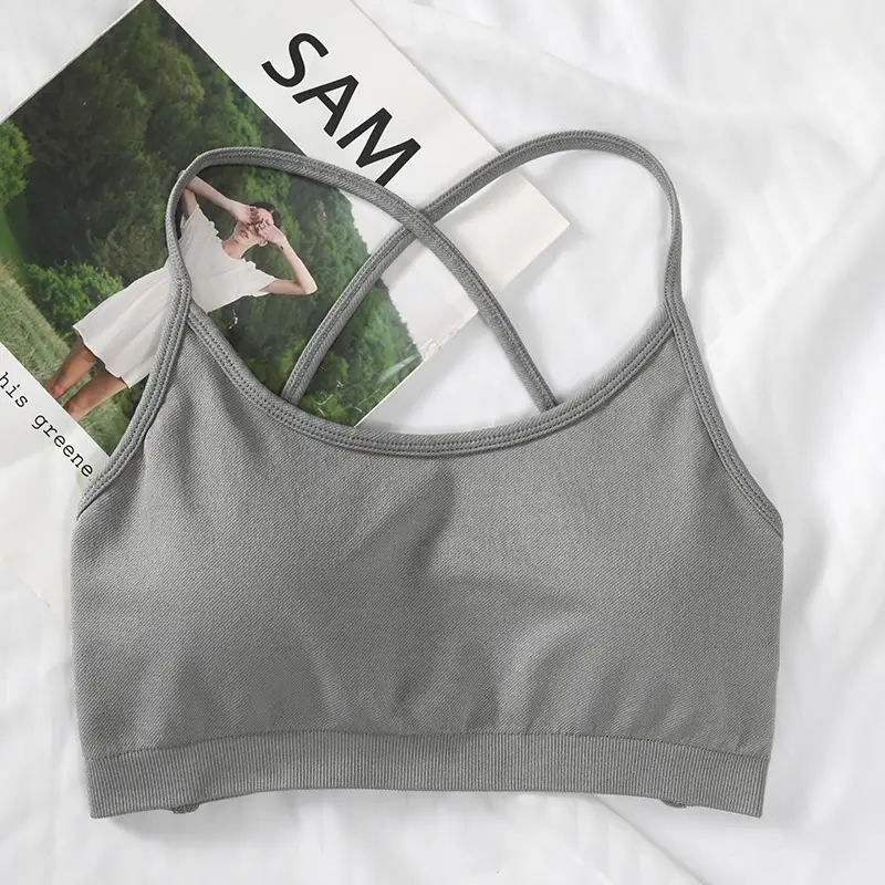 Cross-border BO & TEE Seamless Sports Bra Quick Drying Tight Outdoor Running Fitness Beautiful Back Yoga Sports Underwear