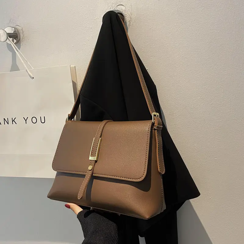 Brown Leather Crossbody Bag for Women 2026 - Image 2