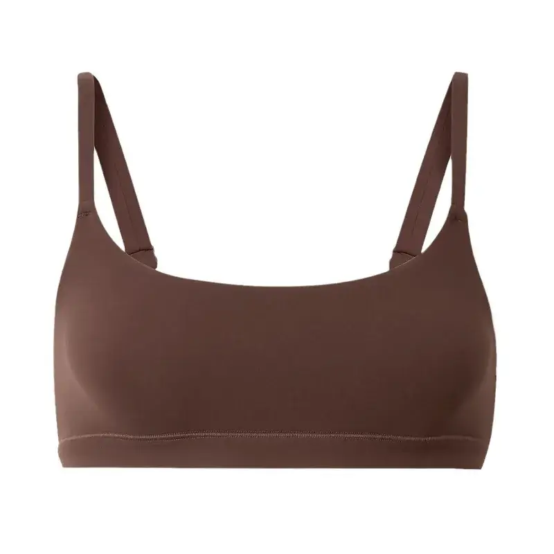 Women's Seamless Underwear No Wires Stretch Soft Round Neck Vest Bra
