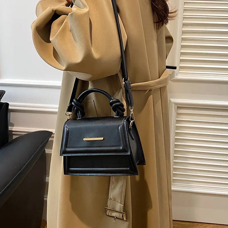 2024 Street Casual Crossbody Bag Pink White Black - Image 6