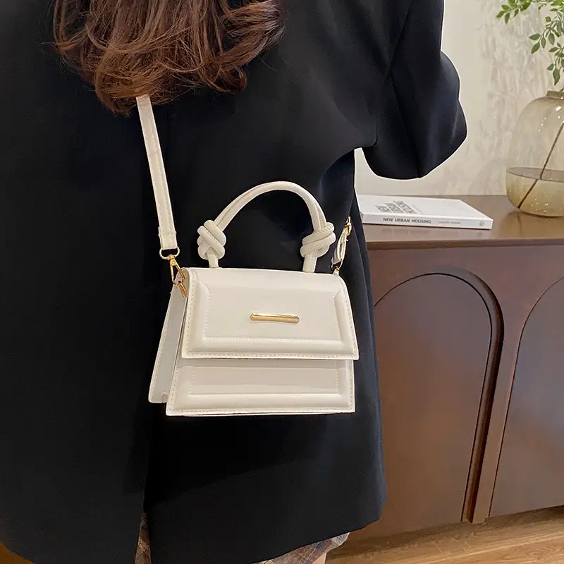 2024 Street Casual Crossbody Bag Pink White Black - Image 7