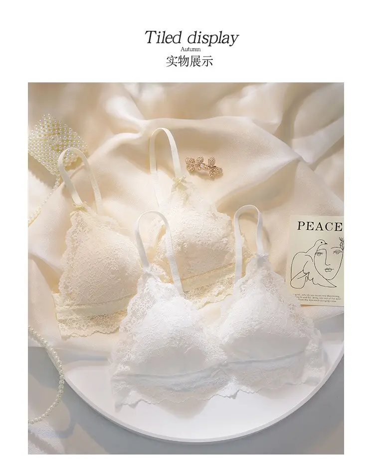 French Style Deep V-Back Underwear Women Large Chest Anti-Sagging — feature 11