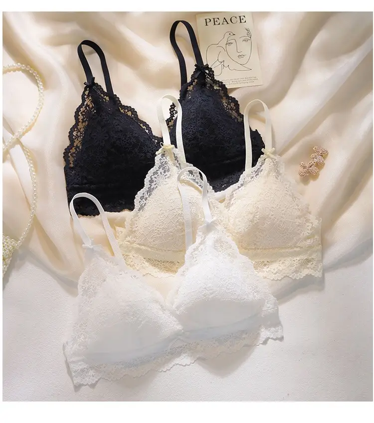 French Style Deep V-Back Underwear Women Large Chest Anti-Sagging — feature 4