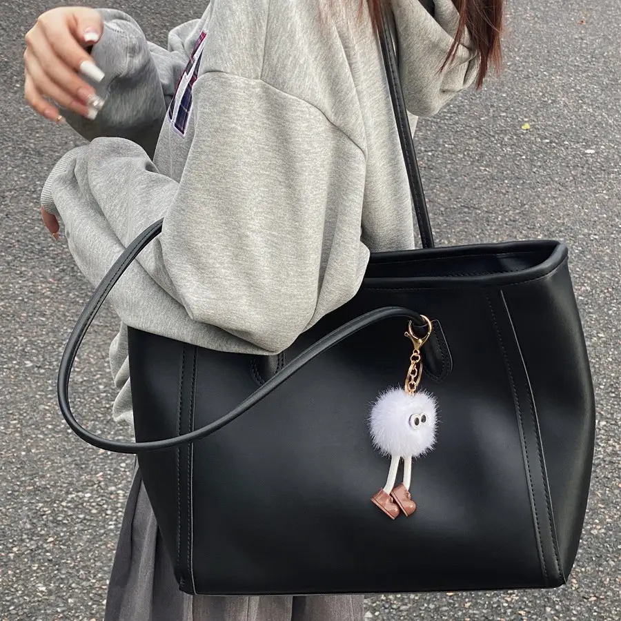Retro Brown Large Capacity Women's Shoulder Bag