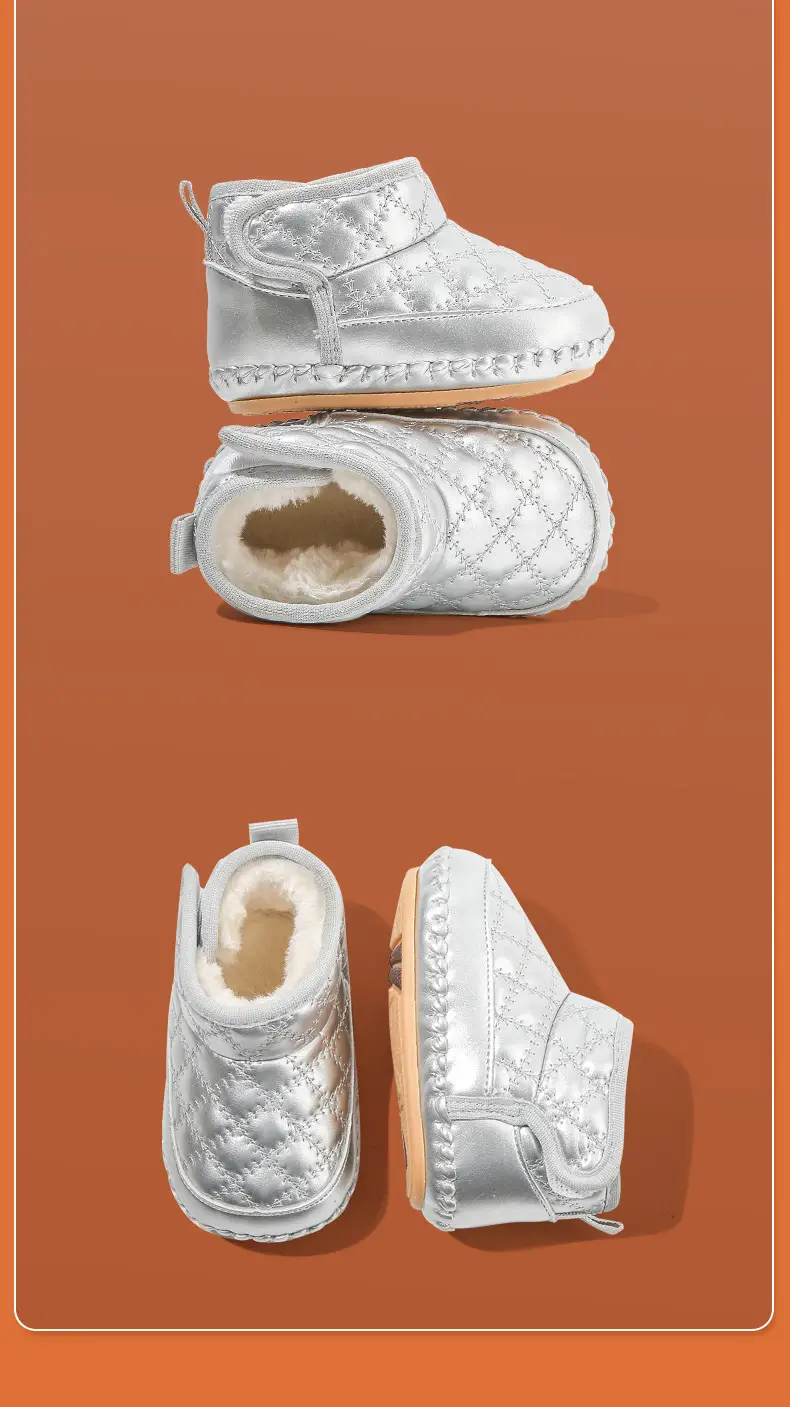 Baby Cotton Winter Shoes Gold 0-12 Months — feature 27