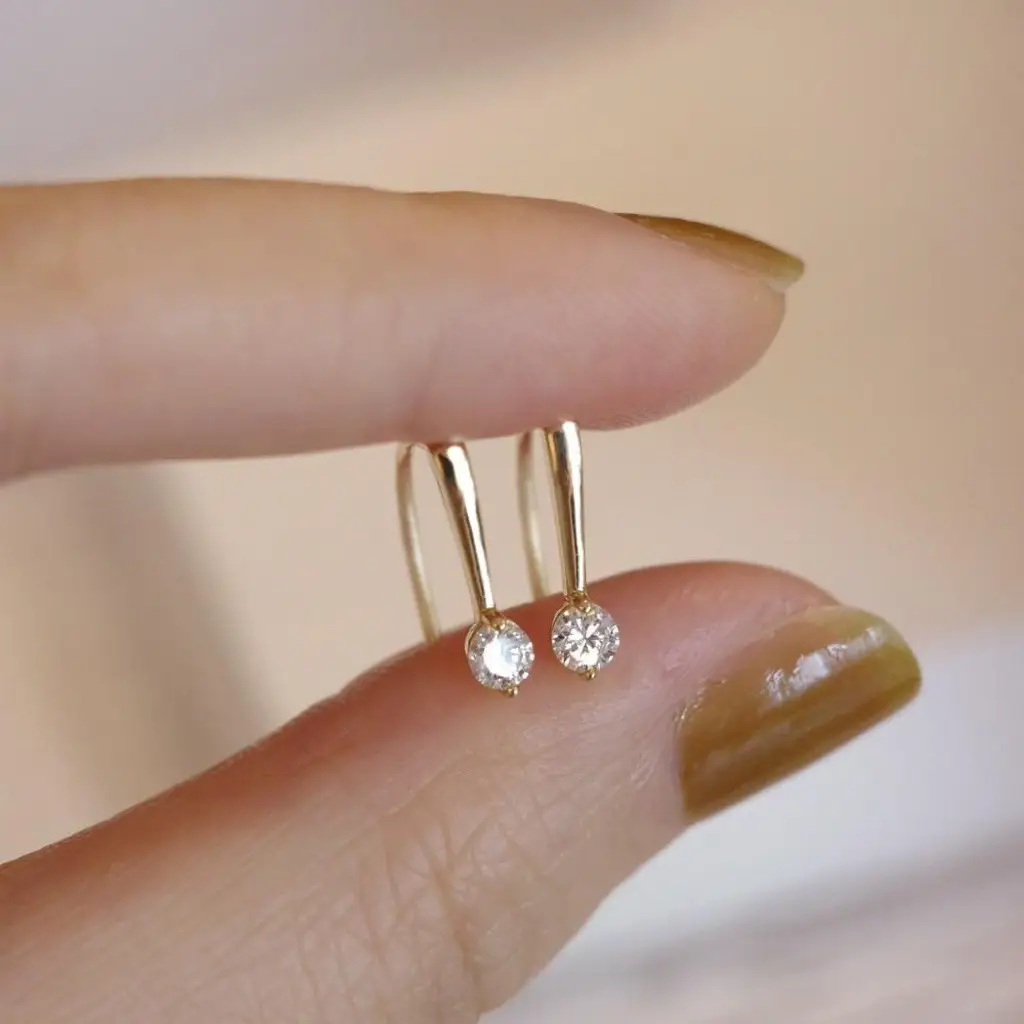 Rose Gold Imitation Earrings for Women