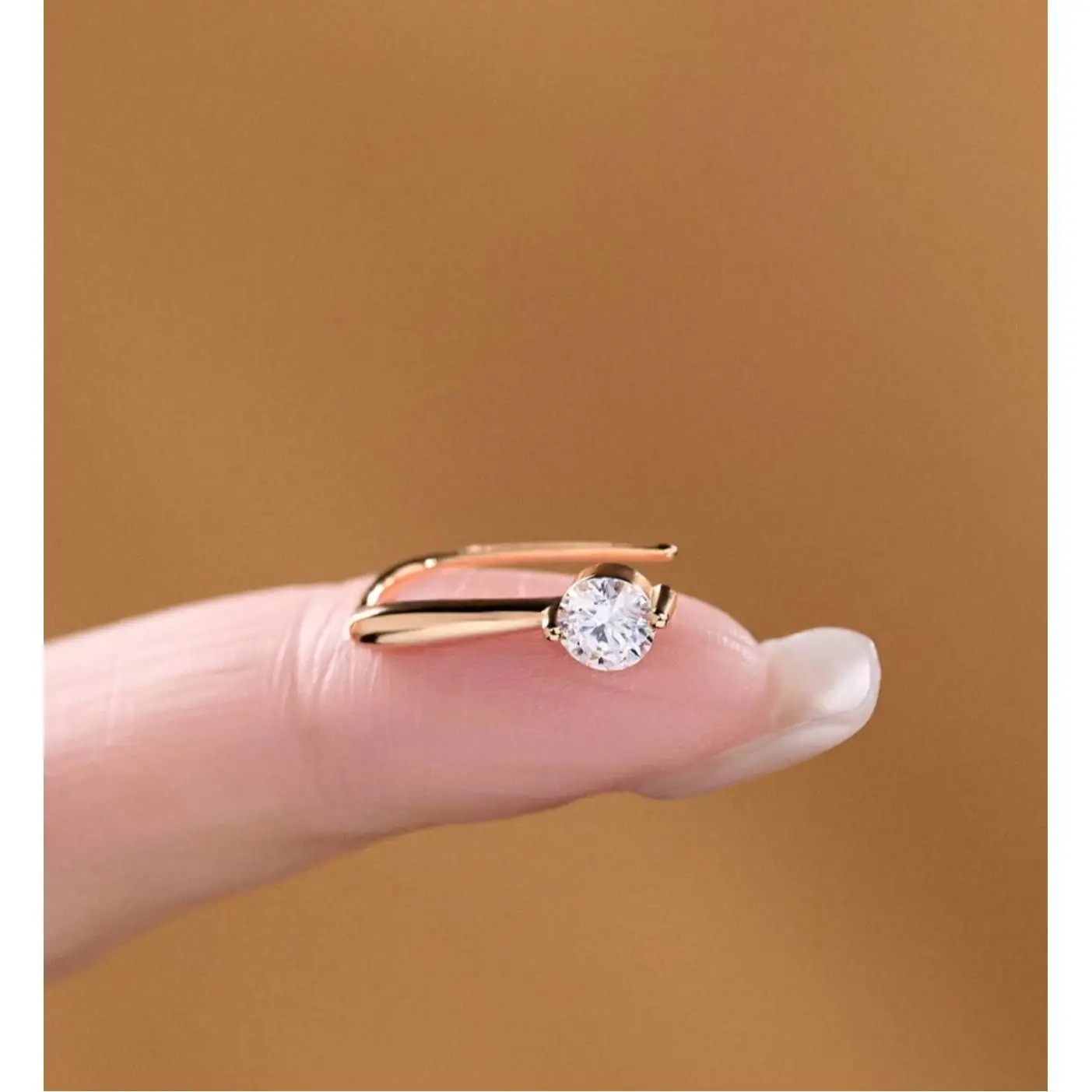 Rose Gold Imitation Earrings for Women