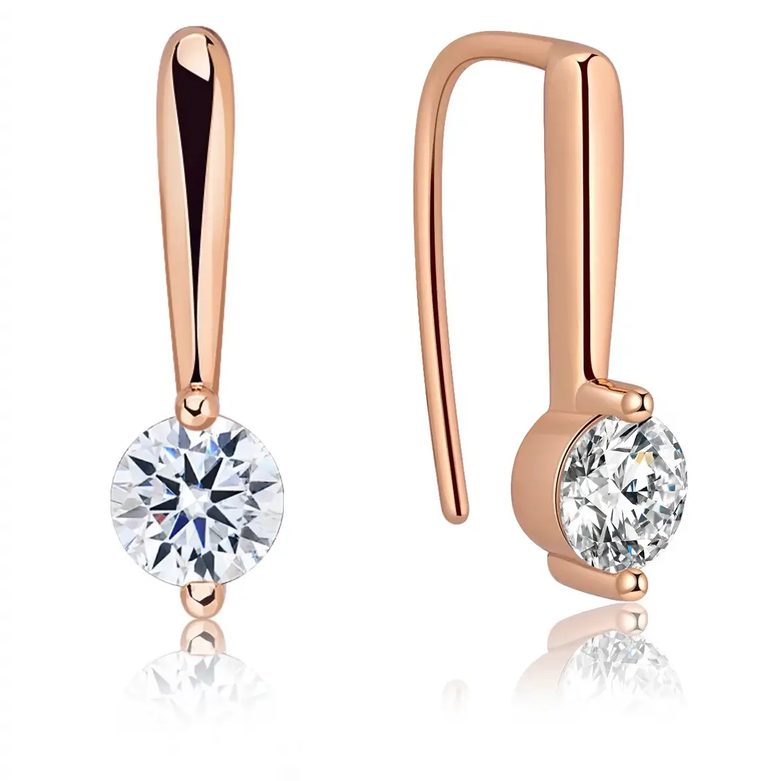 Rose Gold Imitation Earrings for Women — feature 2