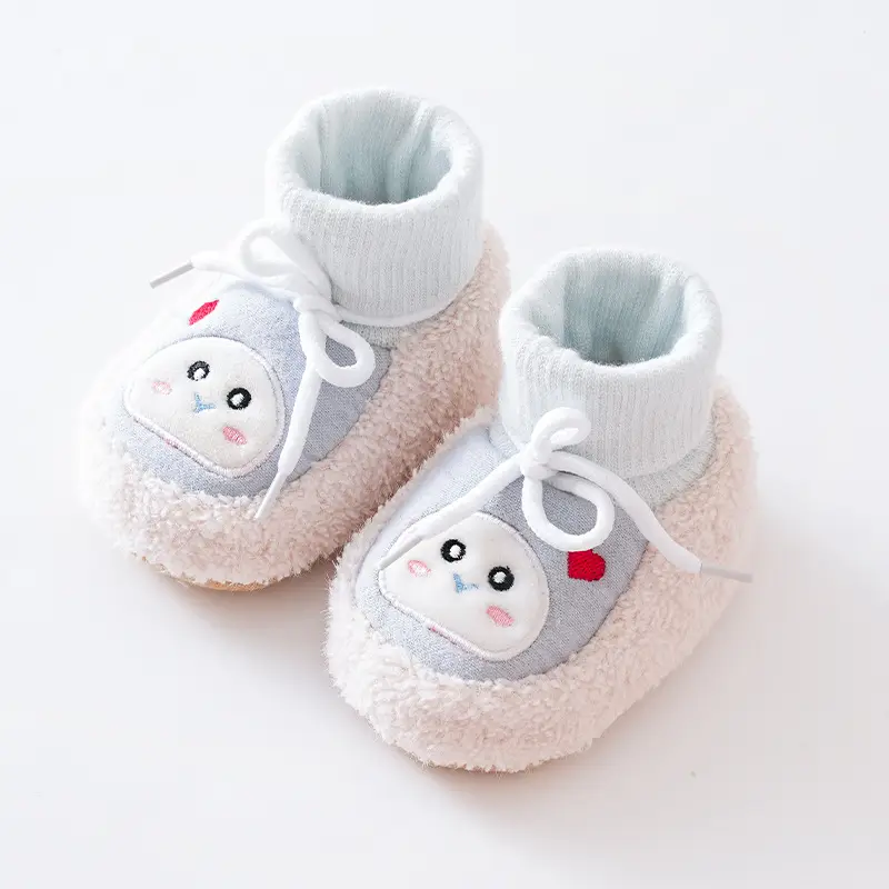 Autumn Winter Baby Shoes Non-Slip Soft Bottom Cartoon Design