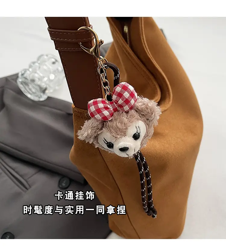 Frosted Crossbody Bag Women Large Capacity Tan — feature 7