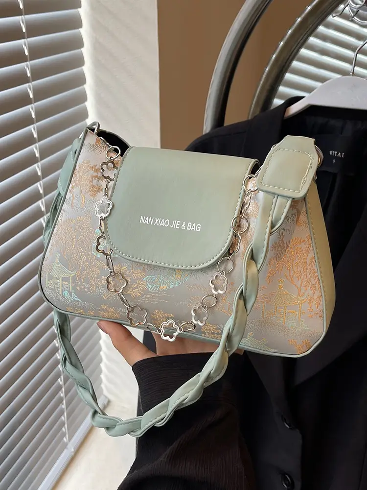 2024 Cross Body Bag Women Transparent Beige - Image 6