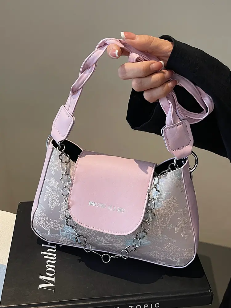 2024 Cross Body Bag Women Transparent Beige - Image 8