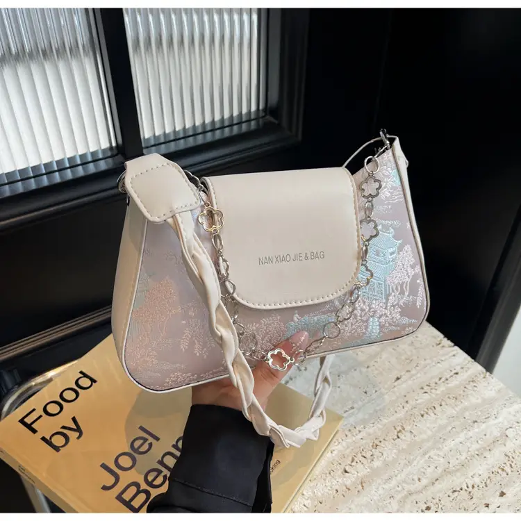 2024 Cross Body Bag Women Transparent Beige — feature 23