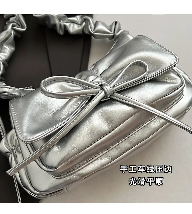 Red Korean Fashion Bow Shoulder Bag for Women — feature 12