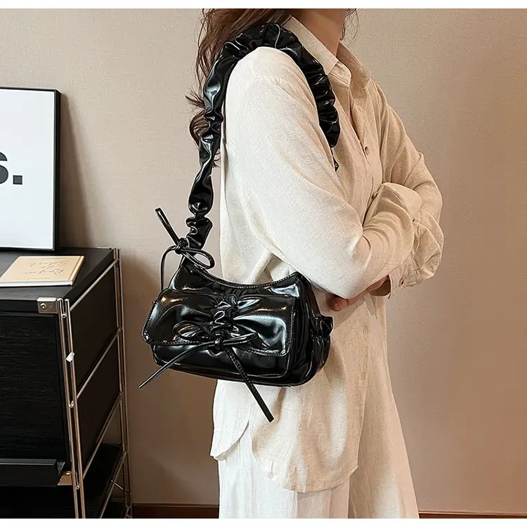 Red Korean Fashion Bow Shoulder Bag for Women — feature 30