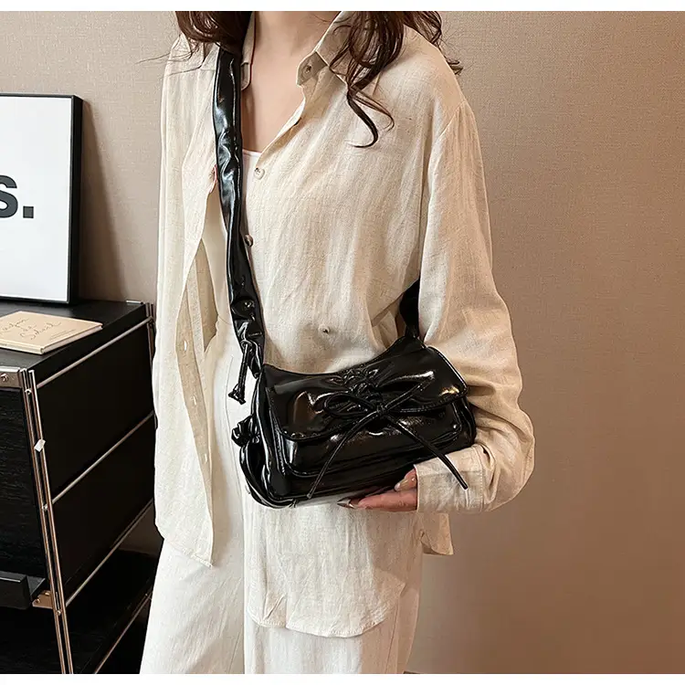 Red Korean Fashion Bow Shoulder Bag for Women — feature 32