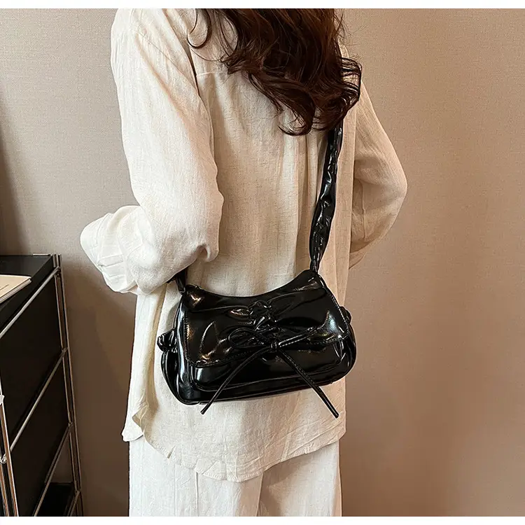 Red Korean Fashion Bow Shoulder Bag for Women — feature 33