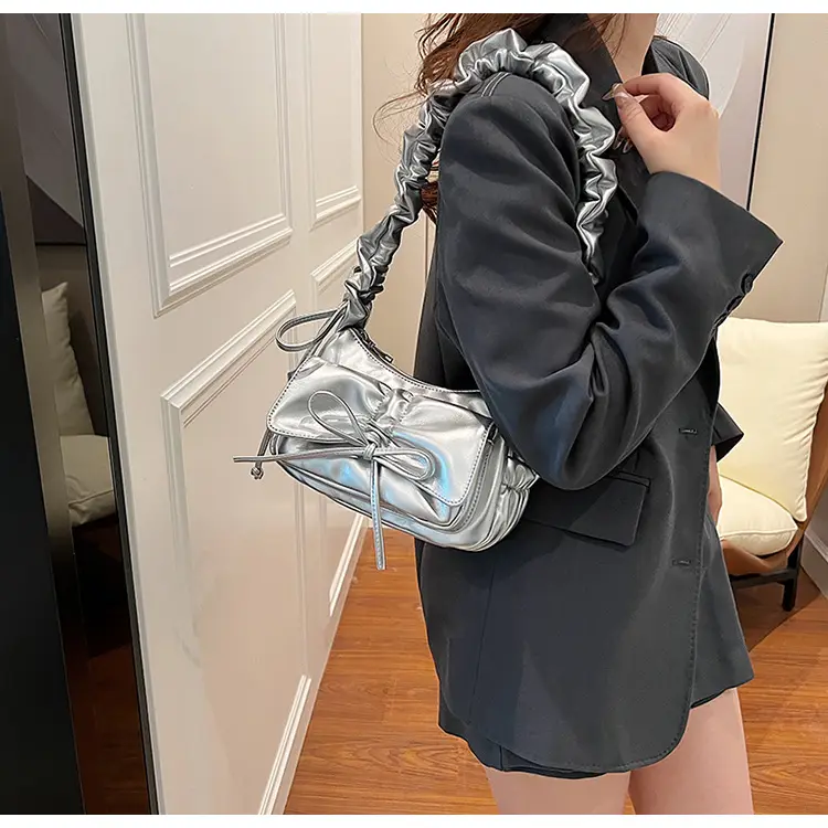 Red Korean Fashion Bow Shoulder Bag for Women — feature 35