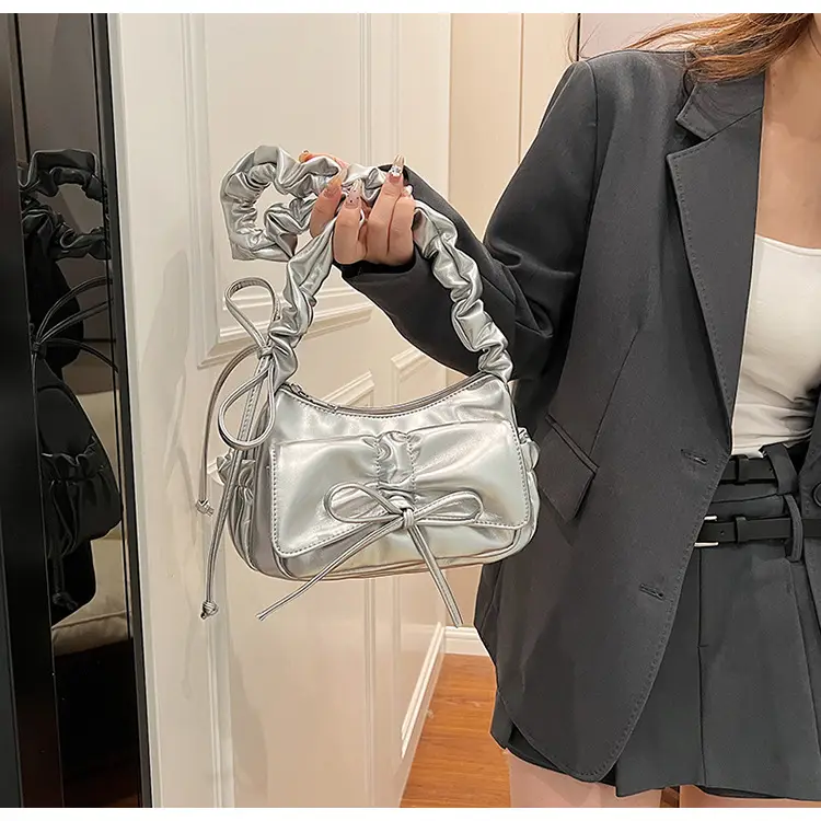 Red Korean Fashion Bow Shoulder Bag for Women — feature 37