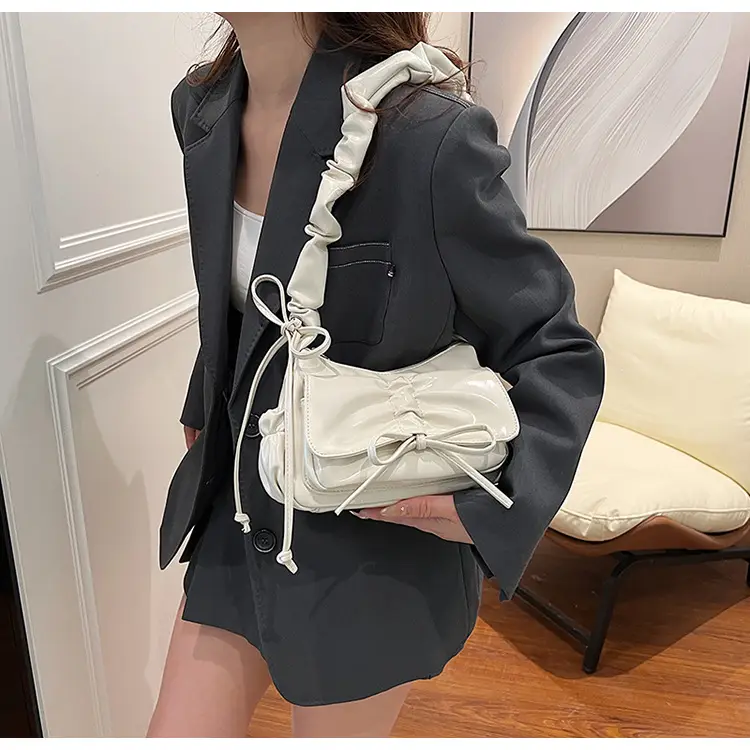 Red Korean Fashion Bow Shoulder Bag for Women — feature 40