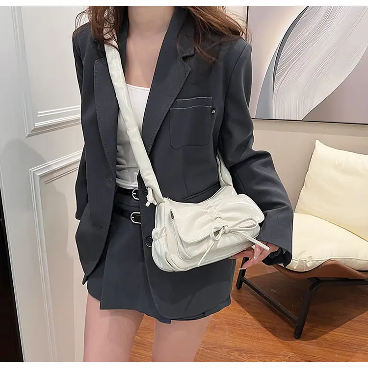 Red Korean Fashion Bow Shoulder Bag for Women — feature 41