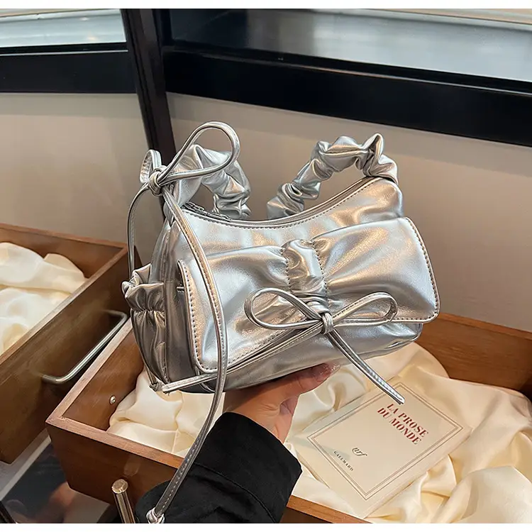 Red Korean Fashion Bow Shoulder Bag for Women — feature 46