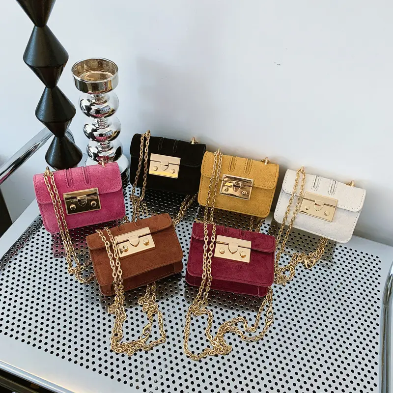 Pink Velvet Shoulder Crossbody Bag Mini 2024 Winter - Image 10
