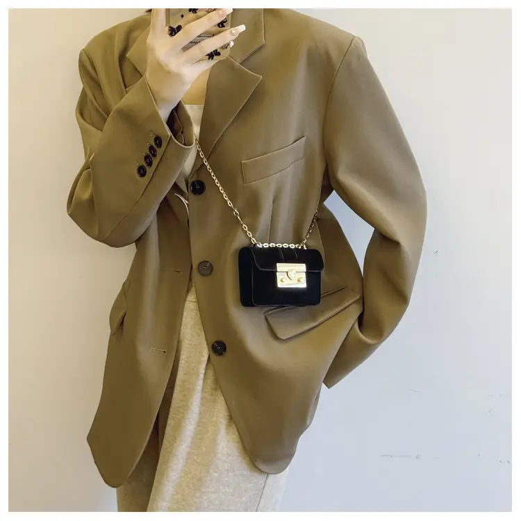 Pink Velvet Shoulder Crossbody Bag Mini 2024 Winter — feature 18