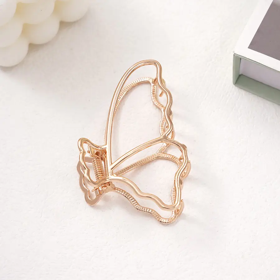 Pearl Rhinestone Butterfly Hairpin Clip Wholesale