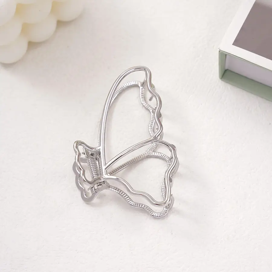 Pearl Rhinestone Butterfly Hairpin Clip Wholesale