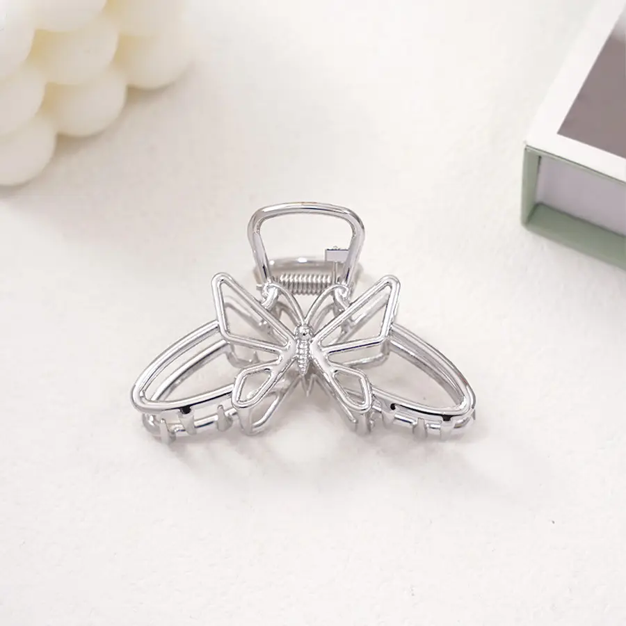 Pearl Rhinestone Butterfly Hairpin Clip Wholesale