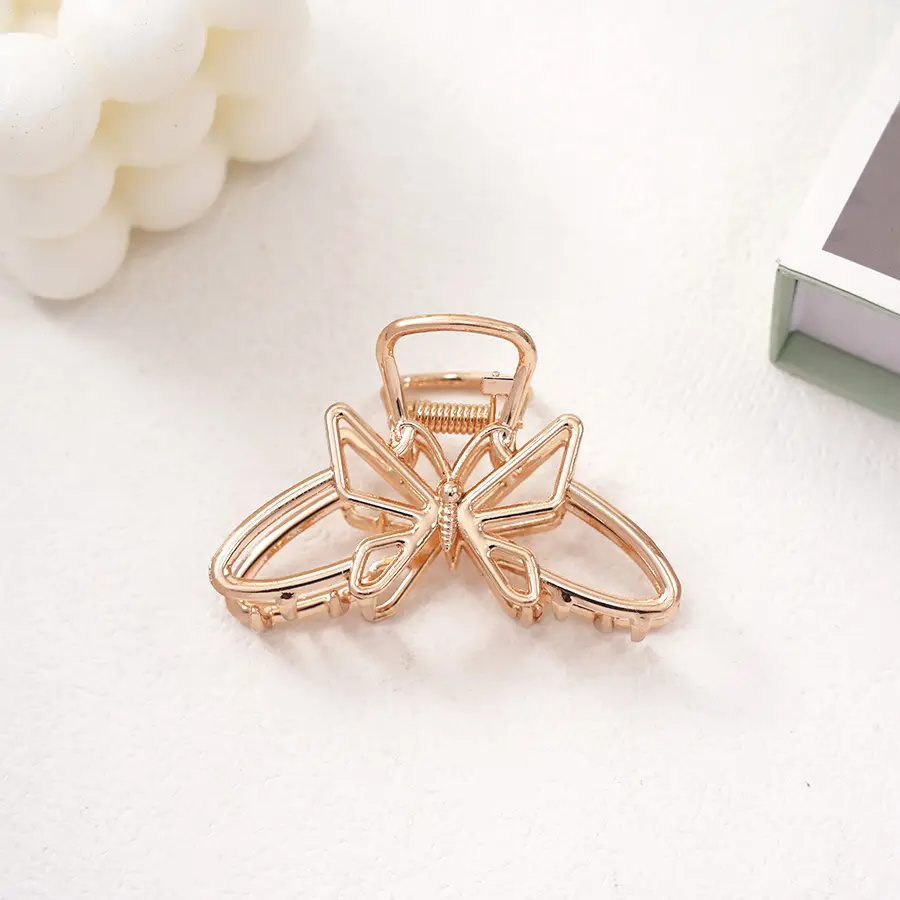 Pearl Rhinestone Butterfly Hairpin Clip Wholesale