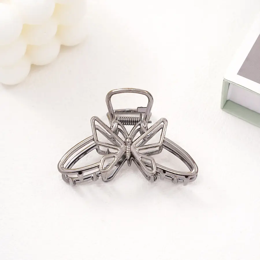 Pearl Rhinestone Butterfly Hairpin Clip Wholesale