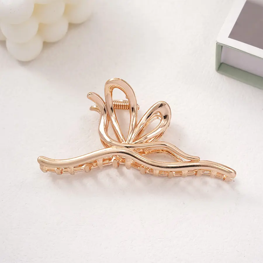 Pearl Rhinestone Butterfly Hairpin Clip Wholesale
