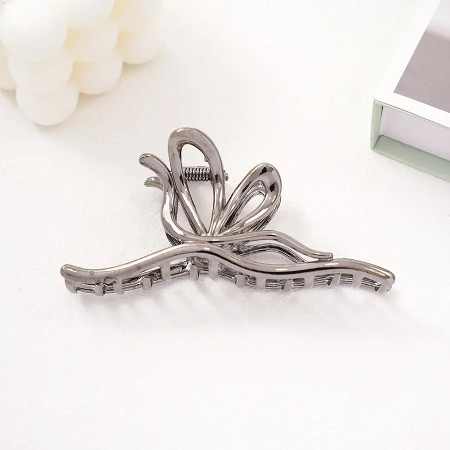 Pearl Rhinestone Butterfly Hairpin Clip Wholesale