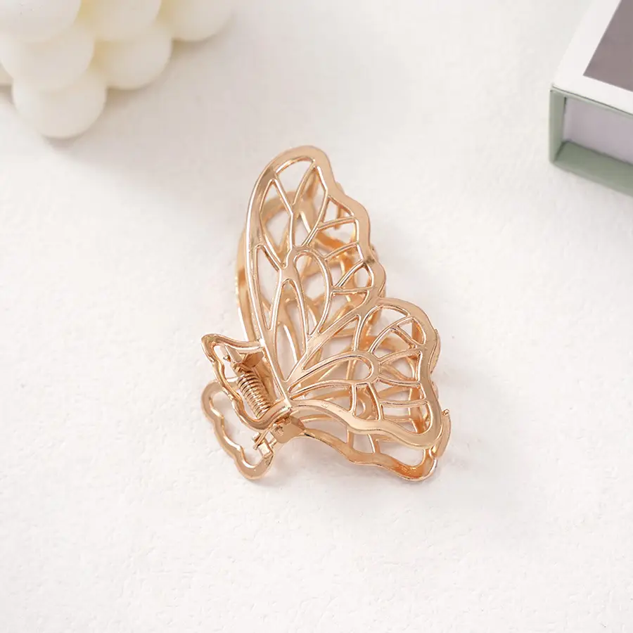 Pearl Rhinestone Butterfly Hairpin Clip Wholesale