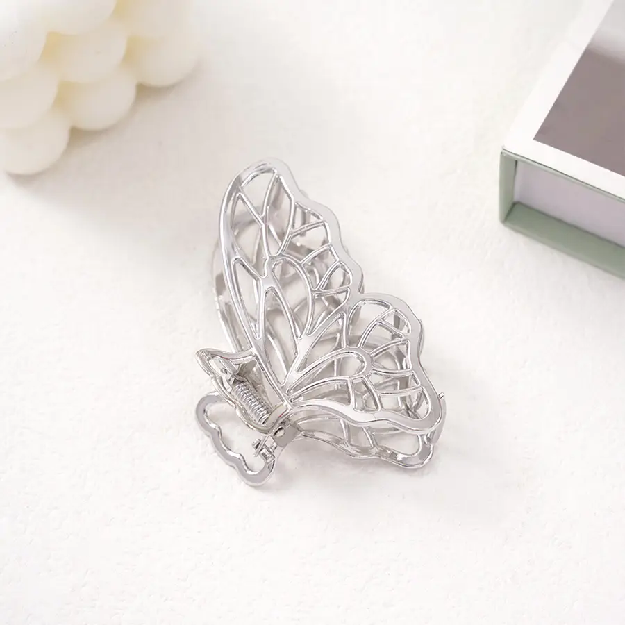 Pearl Rhinestone Butterfly Hairpin Clip Wholesale