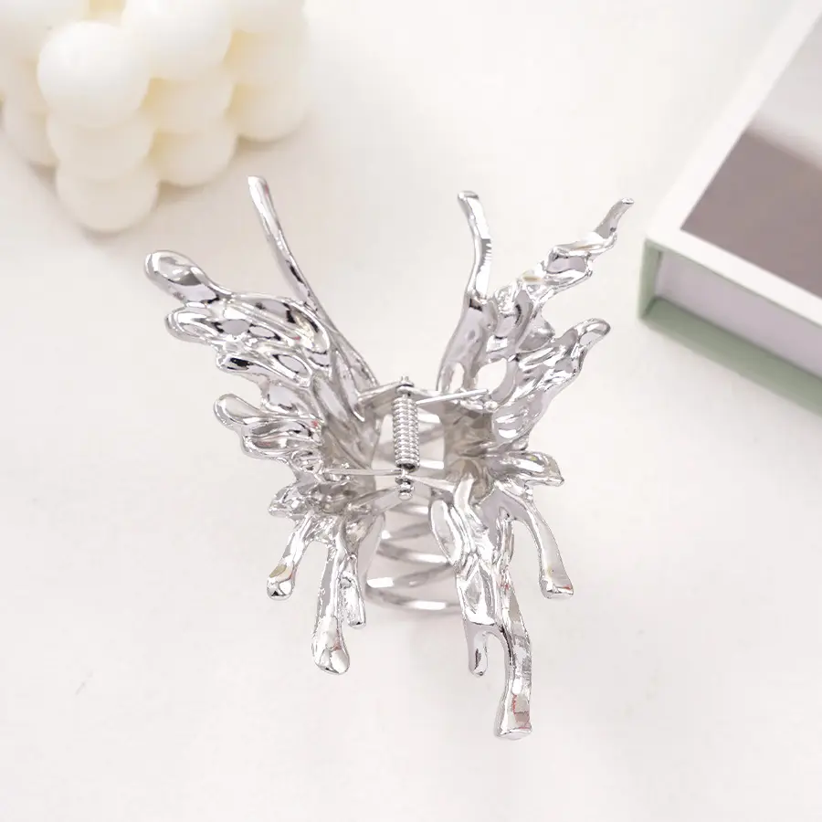 Pearl Rhinestone Butterfly Hairpin Clip Wholesale