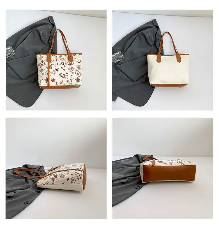 Cute Cartoon Printed Shoulder Bag Women 2024 — feature 9
