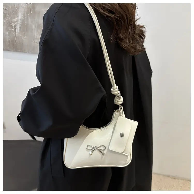 Women's Red Bow Shoulder Bag 2024 — feature 14