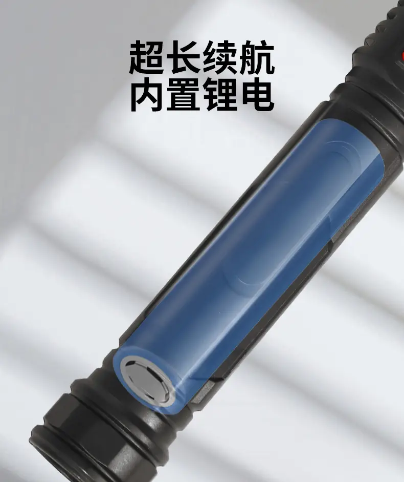 USB Charging LED Flashlight Super Bright Long Range 188g β feature 8