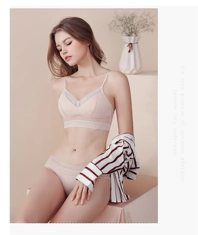 French Style Nude Backless Bra for Large Busts — feature 14