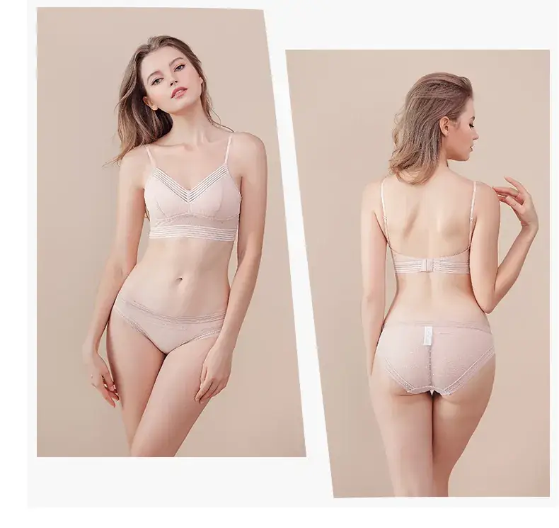 French Style Nude Backless Bra for Large Busts — feature 17