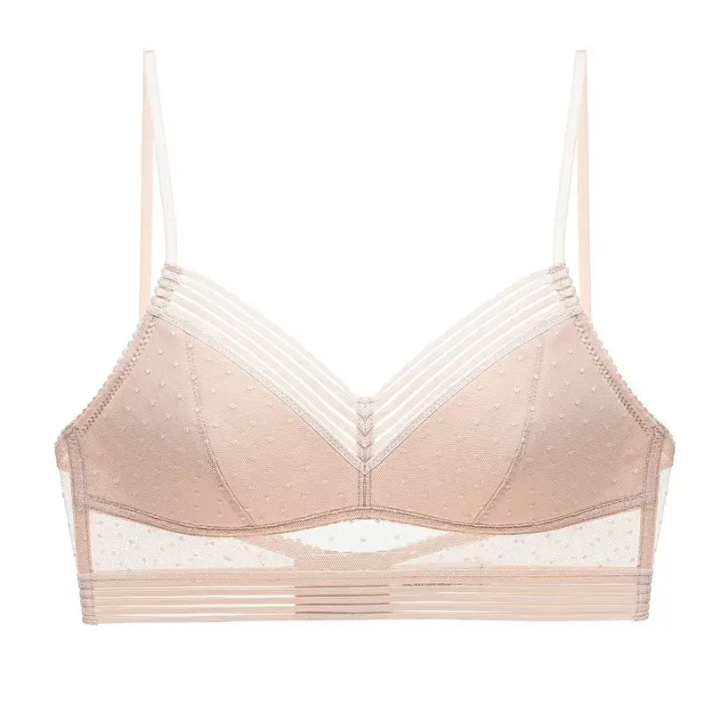 French Style Nude Backless Bra for Large Busts - Image 2