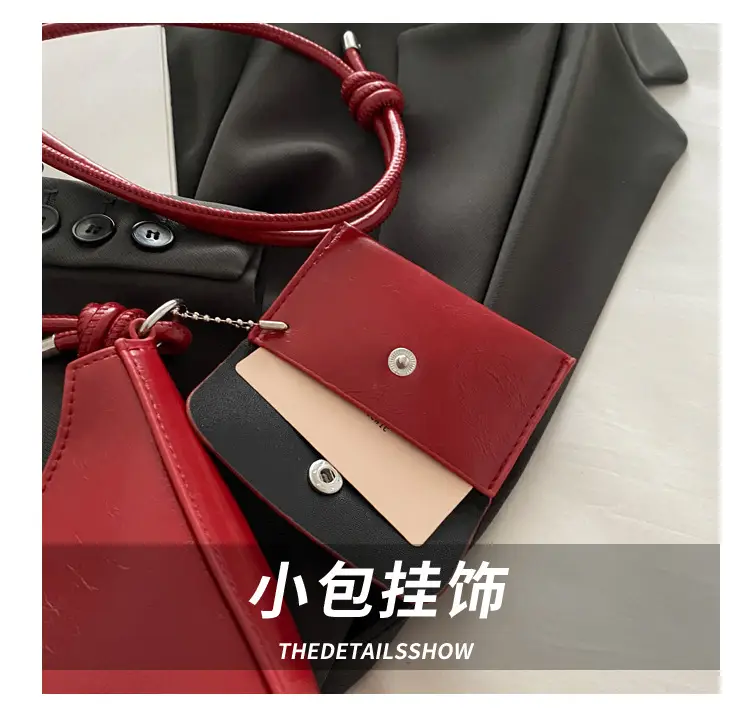 Silver Bow Underarm Bag Women Senmeng — feature 5